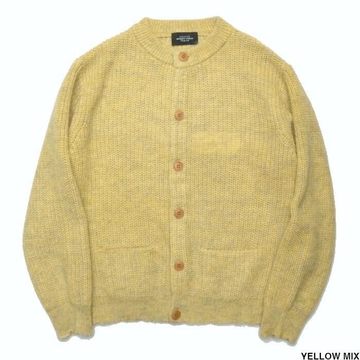 UNUSED mohair crew neck cardigan.