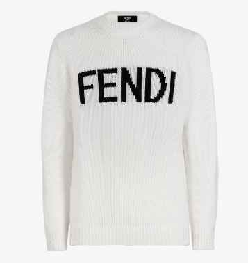 FENDI ホワイトウール セーター