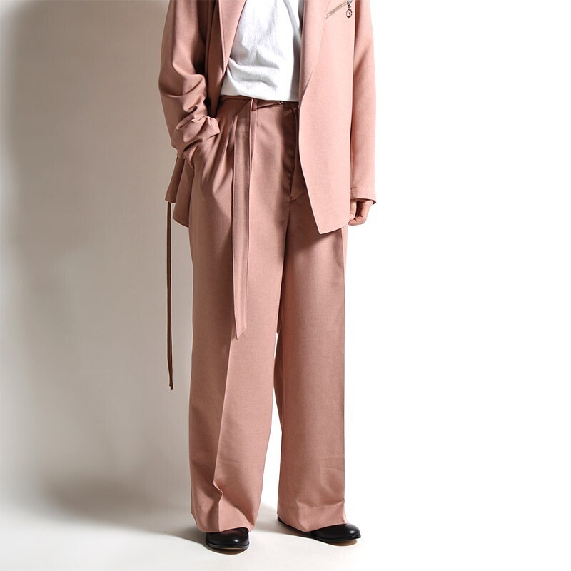ANEI F.E.WIDE SLACKS -ICE GREY-