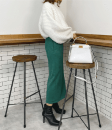 maison de Dolce. スウェードスカート【green】S