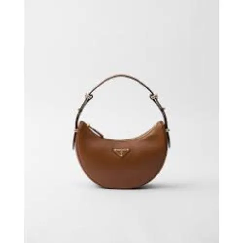 PRADA プラダ アーケ スモール レザー ショルダーバッグ