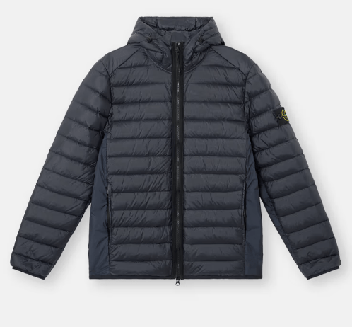 STONE ISLAND LOOM WOVEN CHAMBERS NYLON DOWN-TC, RECYCLED NYLON