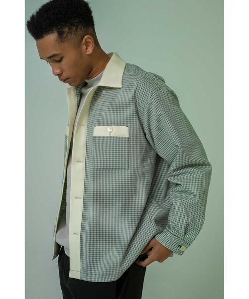 MONKEY TIME CLASC CHK SHT JKT-LM/シャツ