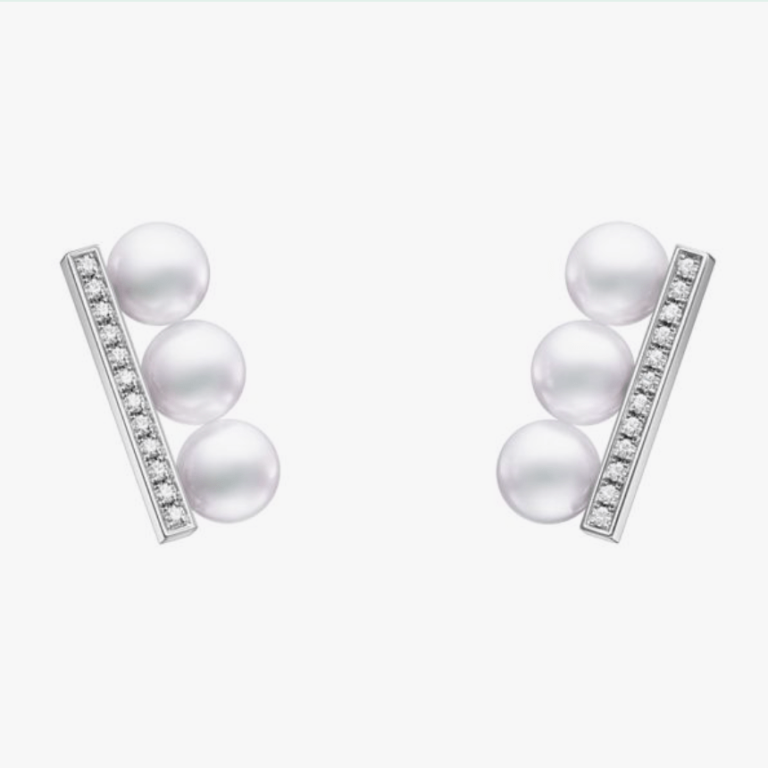 TASAKI バランス ネオ ダイヤモンド パヴェ イヤリング