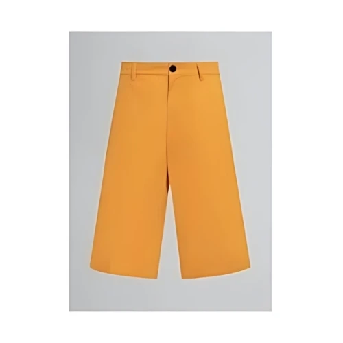 MARNI オレンジ ギャバジン製 バミューダショートパンツ