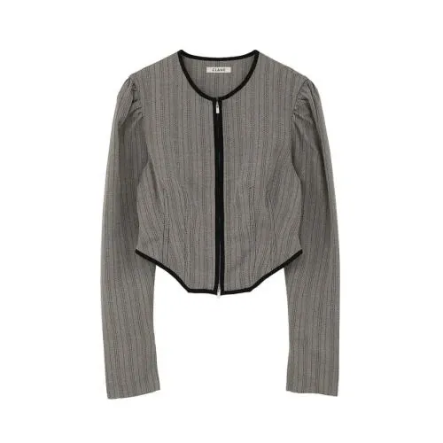 CLANE HERRINGBONE CORSET DETAIL TOPS