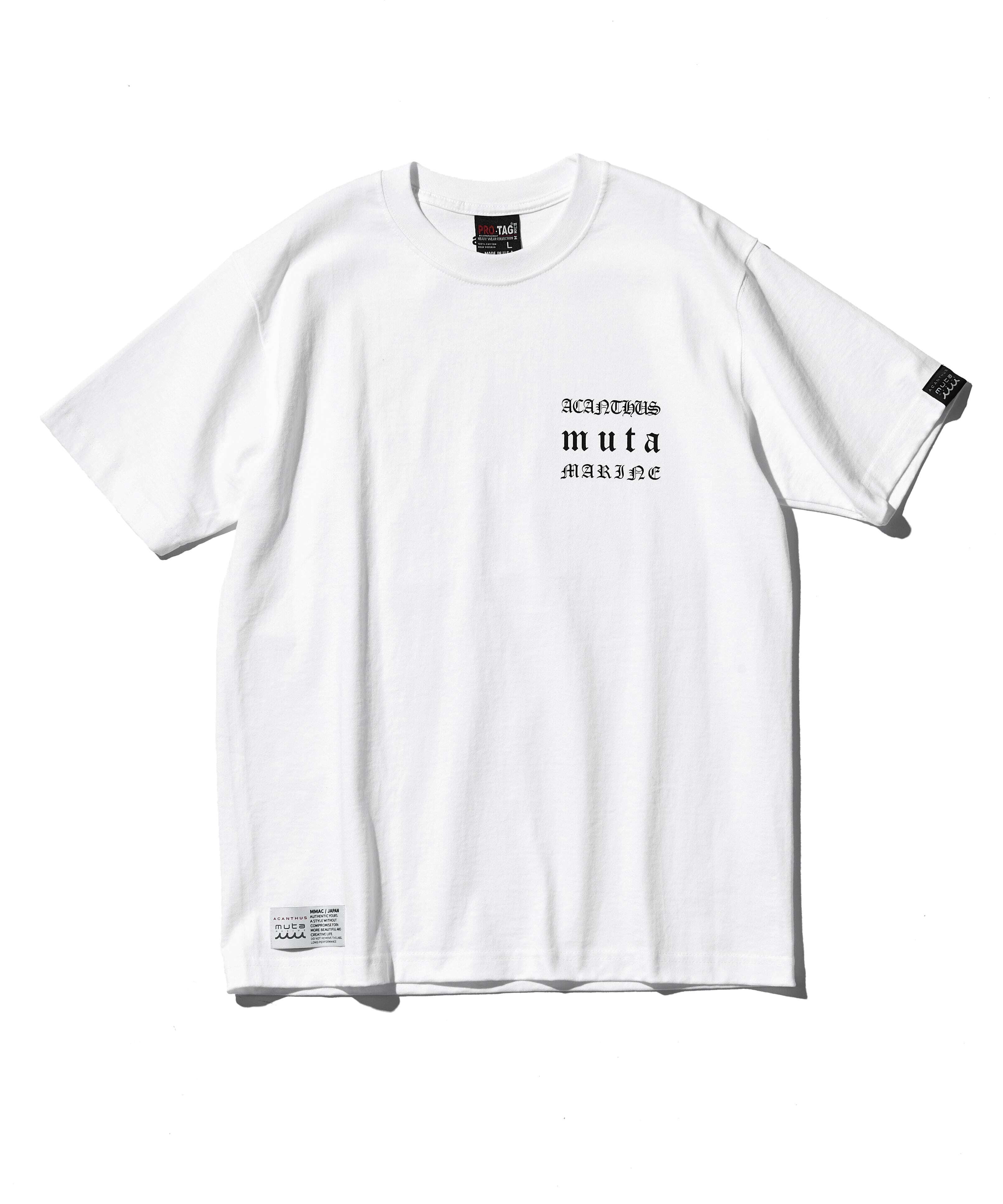 ACANTHUS muta Old Logo Tee×PRO TAG BODY