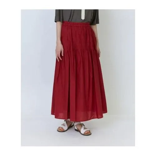 LOISIR インドコットンキャンブリックスカート
