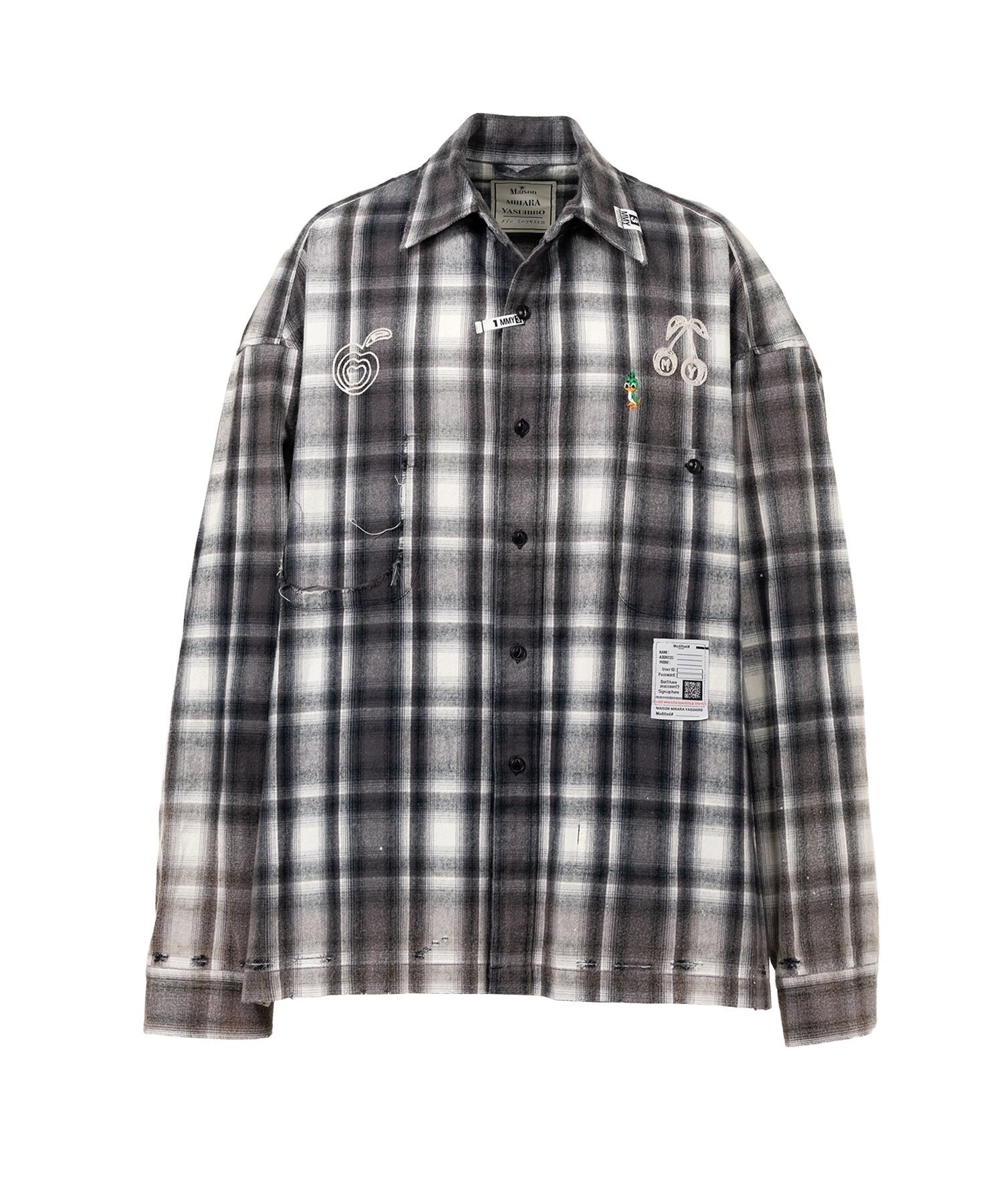 Maison MIHARA YASUHIRO Vintage Like Check Shirt