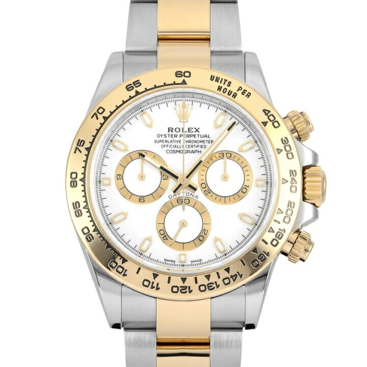 Rolex デイトナ コスモグラフ 116503 ホワイト文字盤 中古 腕時計 メンズ