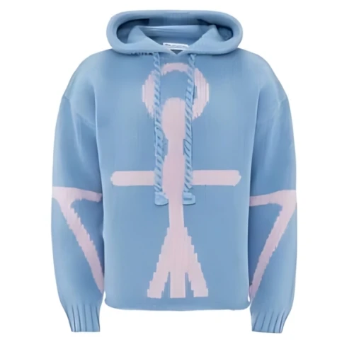 JW ANDERSON Anchor logo-detail hoodie