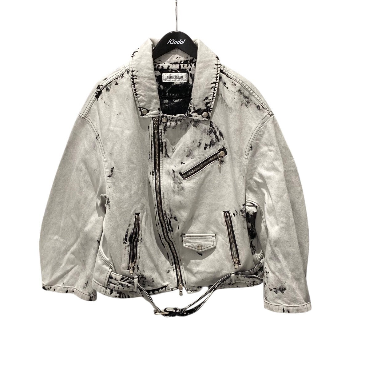 DISCOVERED 25AWBLEACH W RIDERS BLOUSONライダースジャケット