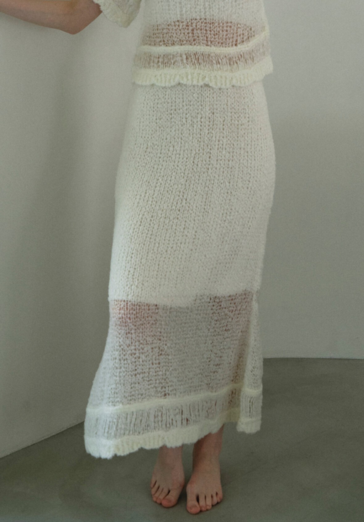 Honey mi Honey poodle crochet knit skirt
