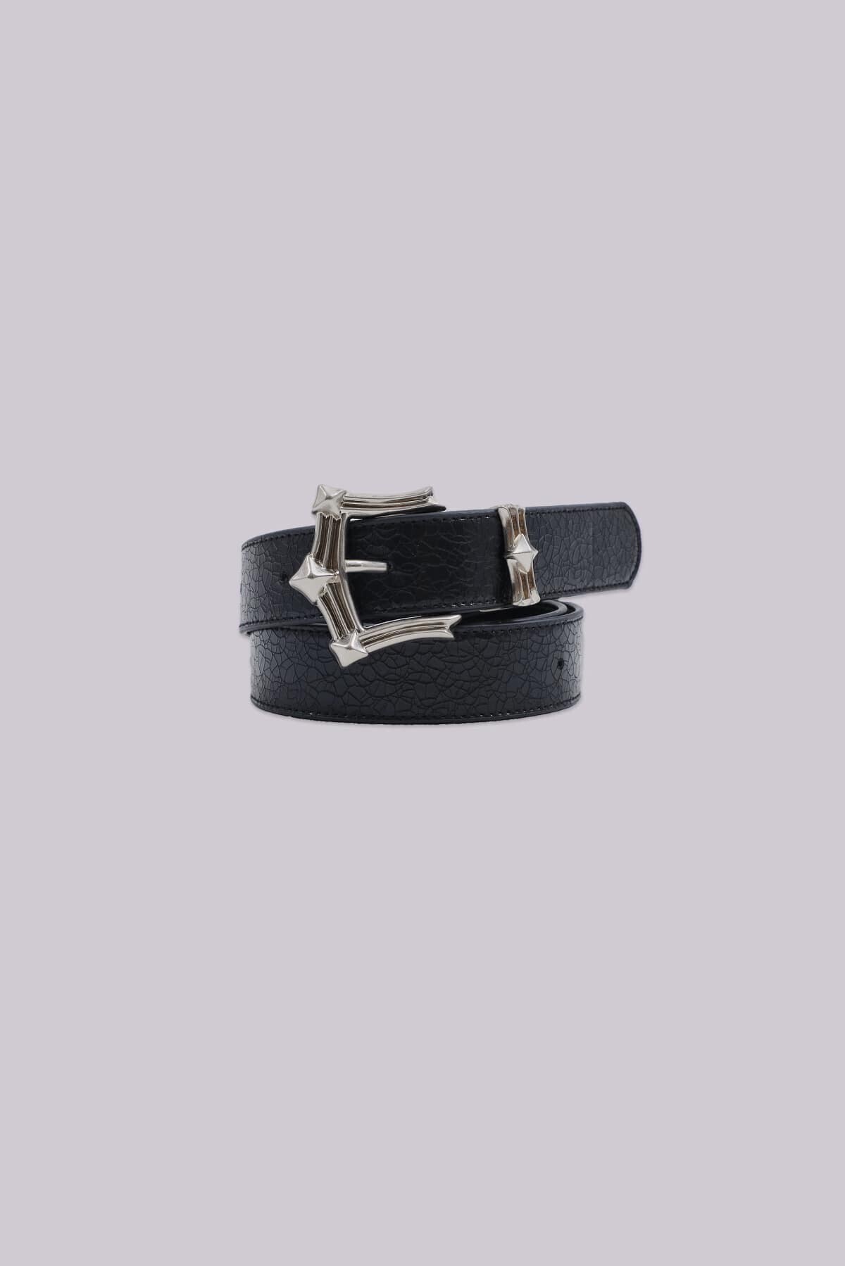 Jaded London Black Strike Metal Belt