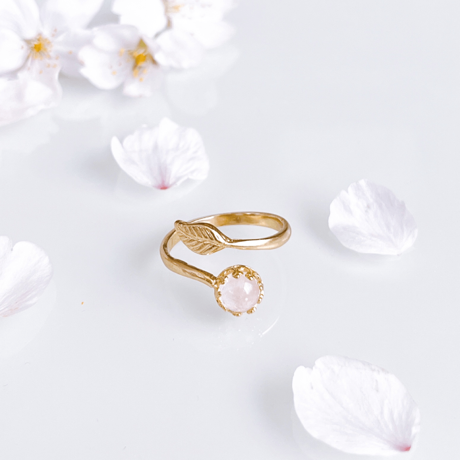 SAKURA jewelry SAKURA jewelry/34/春色フラワー＆リーフリング