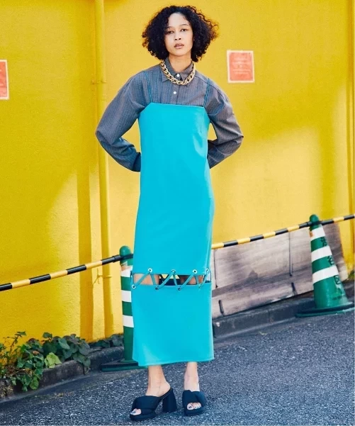 MAISON SPECIAL アイレットキャミワンピース