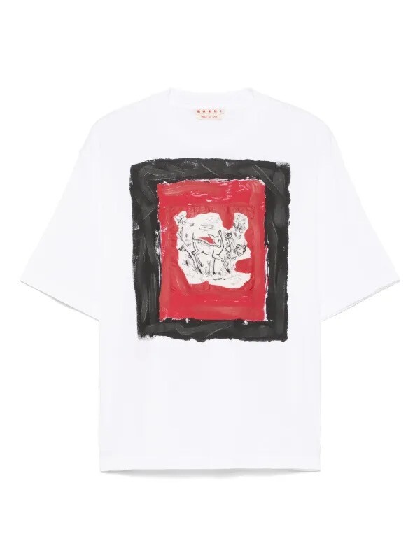 MARNI ペイント Tシャツ