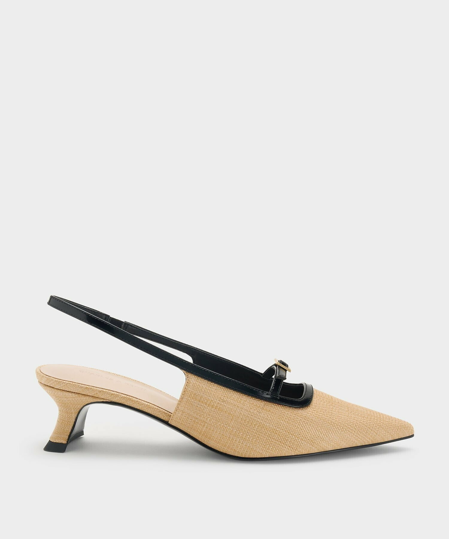 CHARLES & KEITH バックルストラップ スリングバックパンプス