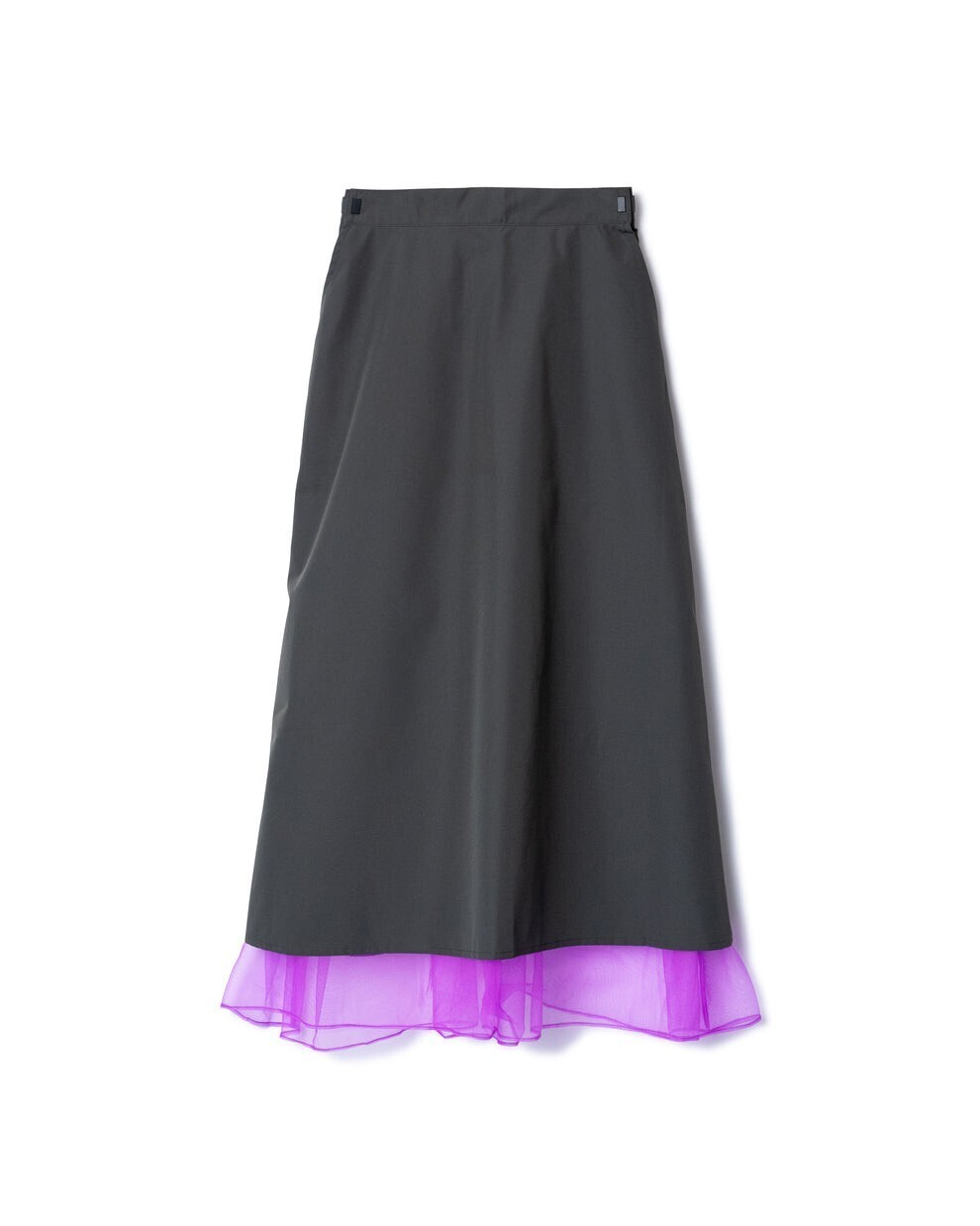 NON TOKYO TULLE LAYERED NYLON SKIRT (KHAKI)