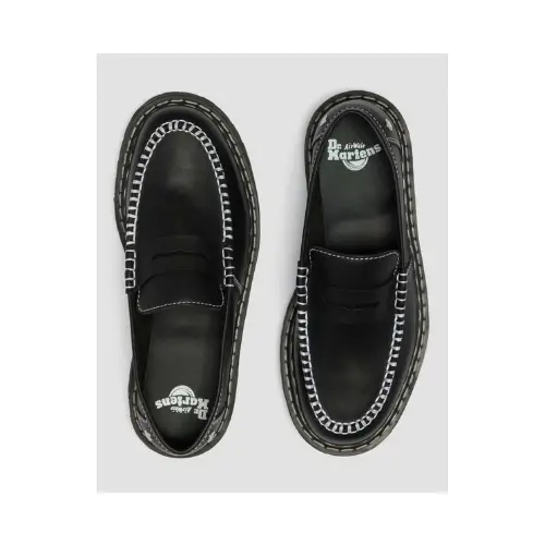 Dr.Martens PENTON BEX ホワイトダブルステッチ ローファー シューズ
