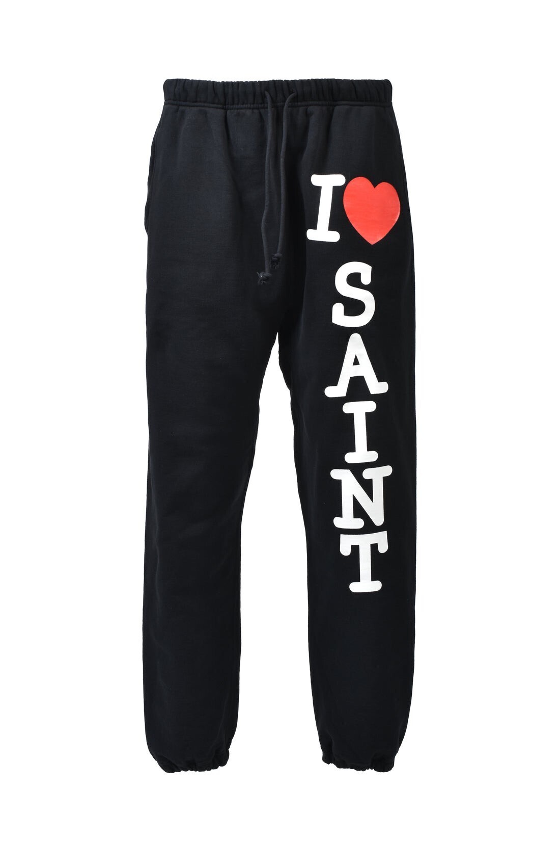 SAINT Mxxxxxx SWEAT PANTS/I LOVE SAINT / BLK