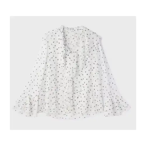 GRACE CONTINENTAL ラッフルドットトップ
