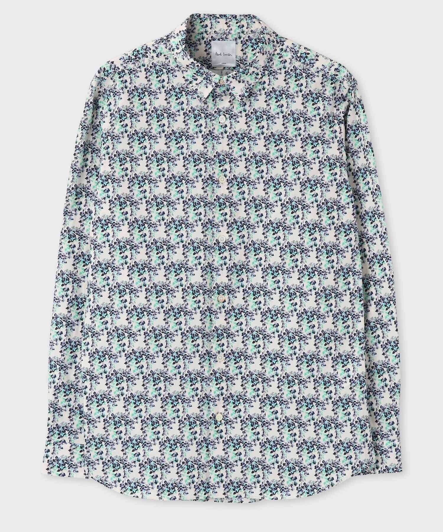 Paul Smith フローラルステム リバティプリントシャツ