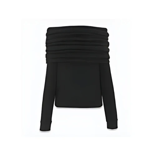 SAINT LAURENT オフショルダー スウェットシャツ