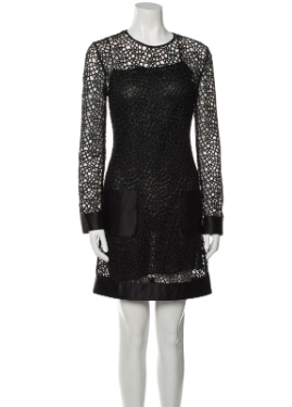 TOM FORD Lace Pattern Mini Dress