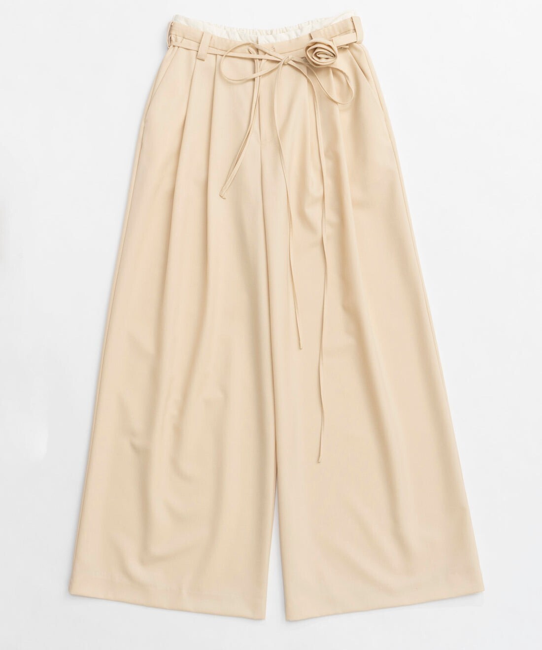 MAISON SPECIAL Motif Super Wide Double Waisted Pants