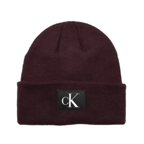 Calvin Klein KEY ITEM WOVEN CK PATCH CUFF HAT