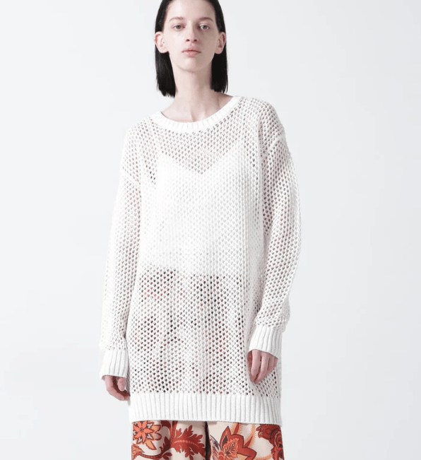 STUMBLY Gima Cotton Mesh Knit