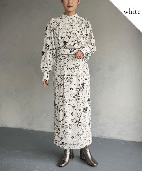 &g’aime Flower tight dress/988-62407