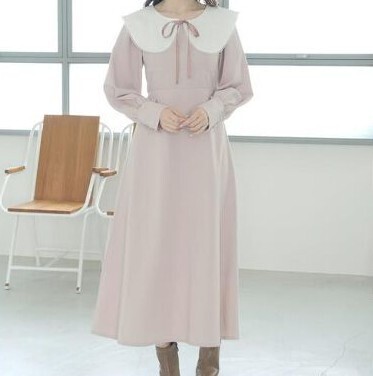 WILLSELECTION BIG衿リボンワンピース