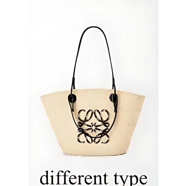 LOEWE アナグラム バスケットバッグ ミディアム（イラカヤシ&カーフ）