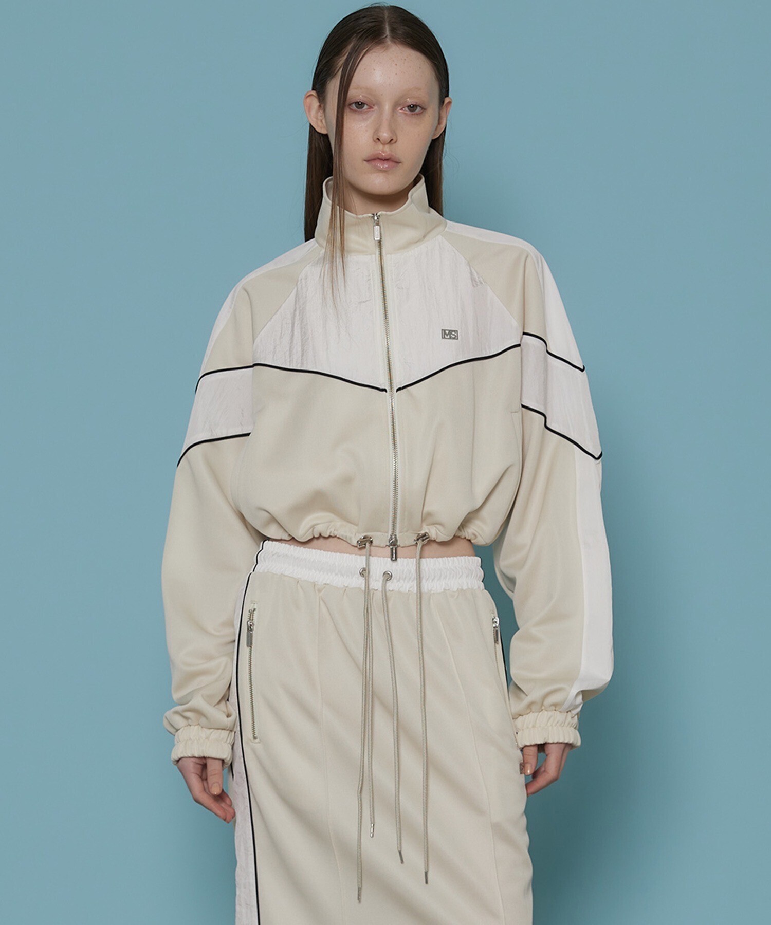 MAISON SPECIAL Cropped Track Jacket/クロップドトラックジャケット