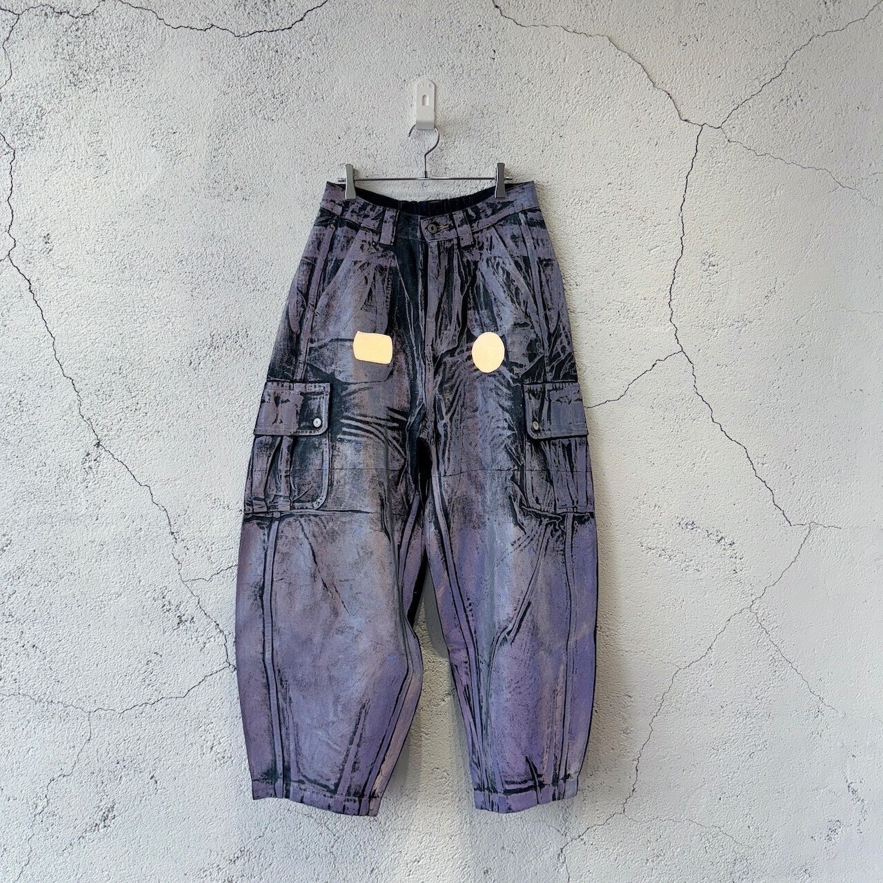 BODYSONG. REFLECTIVE LAMINATE DENIM PT