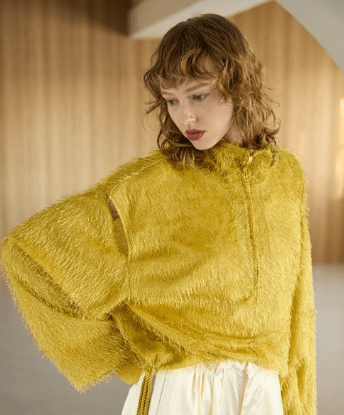 seyto Fringe drawstring half zip tops