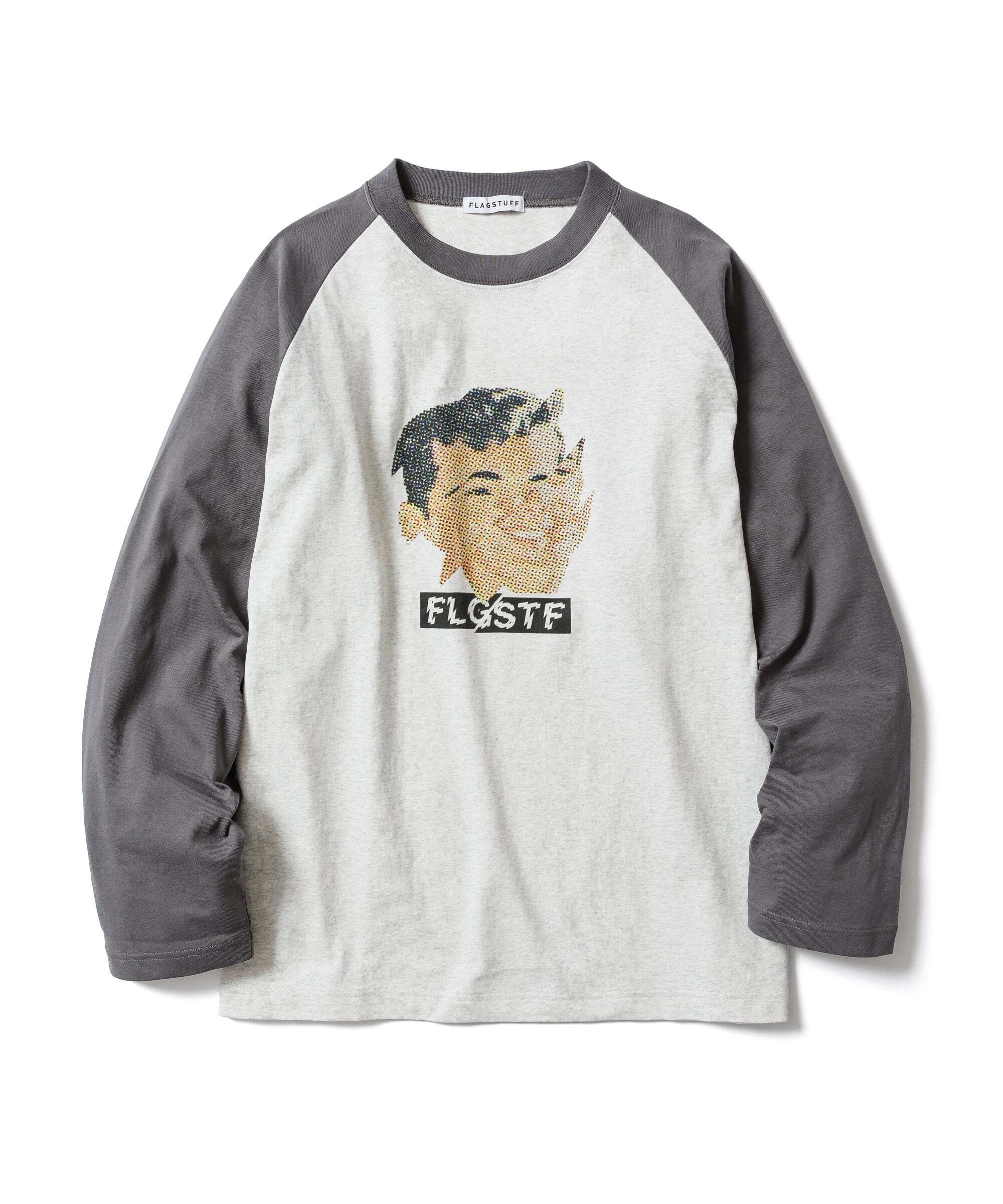F-LAGSTUF-F "FACE"RAGLAN SLEEVE L/S TEE