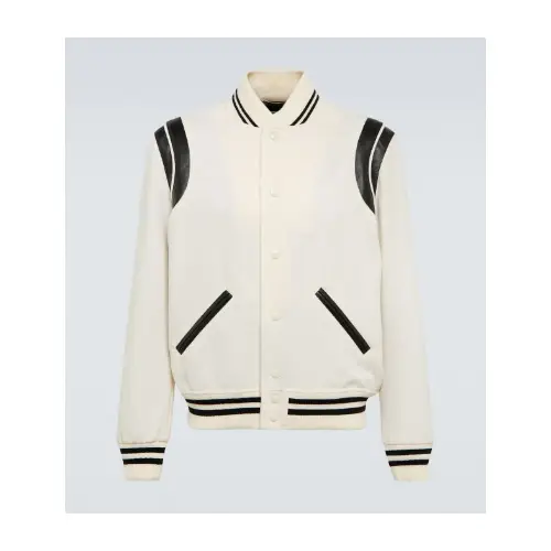 SAINT LAURENT Teddy varsity jacket