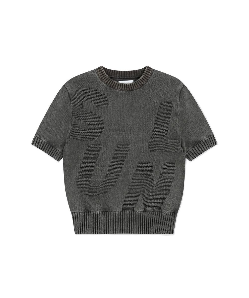 SUNLOVE Capital S/S Sweater Charcoal