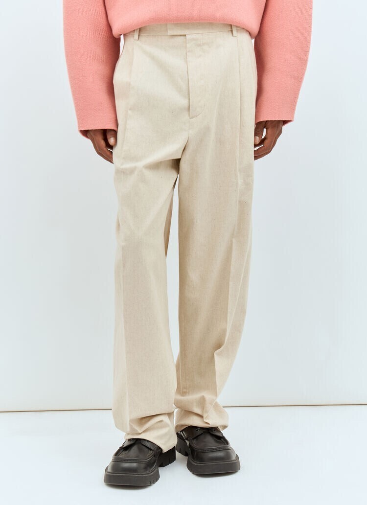 Bottega Veneta ナチュラル クリスプ ポプリン パンツ