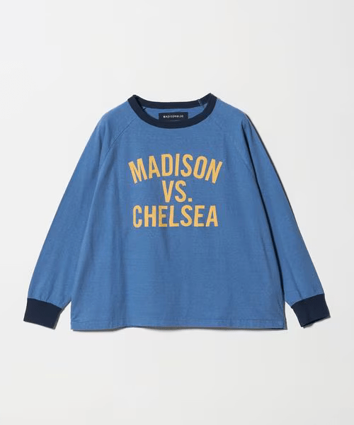 MADISONBLUE リンガー ロングスリーブ Tシャツ