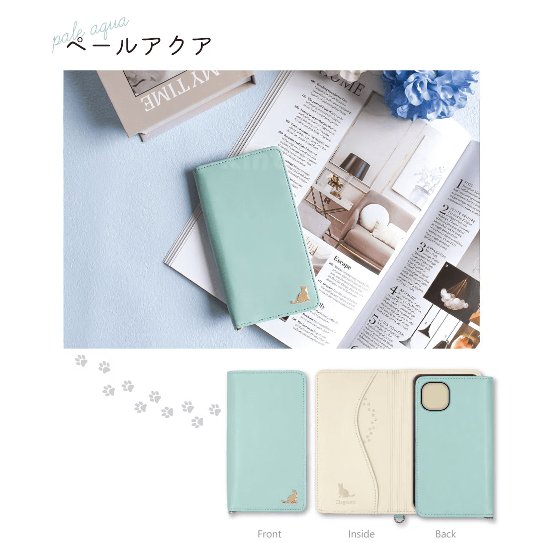 Elegante シャトン 手帳型ケース
