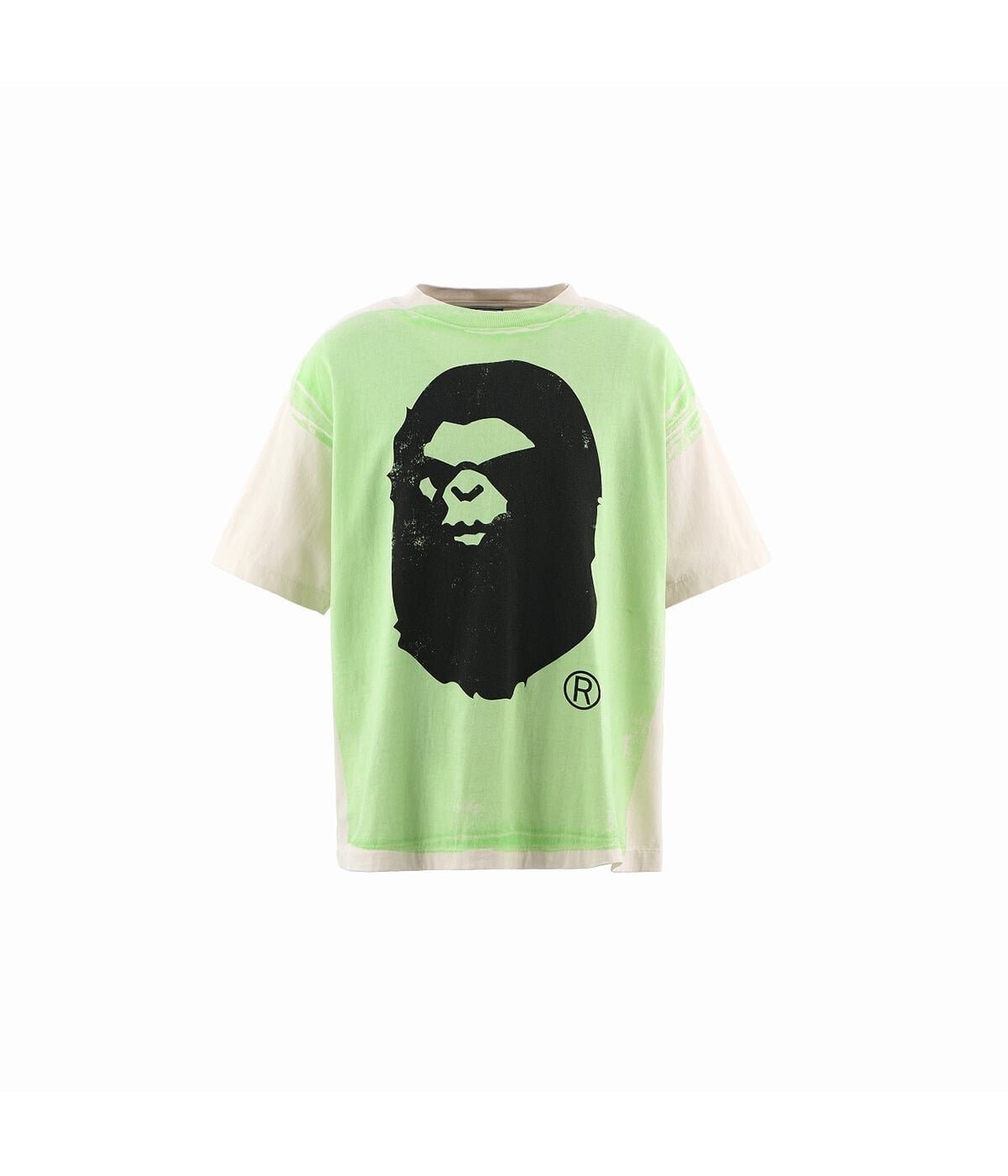 SAINT Mxxxxxx BAPE_SS TEE/HANDPRINT