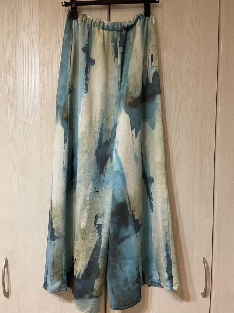 Rumche Water Print Trousers
