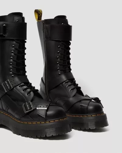 Dr. Martens Dr. Martens Women's Leather 1914 Quad Strap Platform