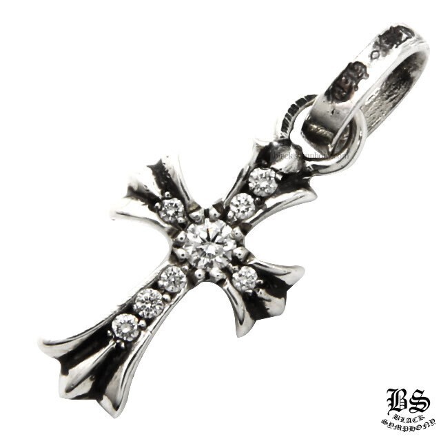 CHROME HEARTS クロムハーツ CHクロスベビーファットチャームwithパヴェダイヤモンド