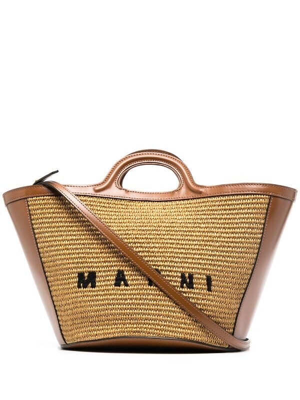 MARNI ラフィアハンドバッグ