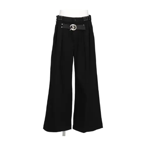 DAIRIKU ”D”BUCKLE SUPER WIDE CHINO PANTS